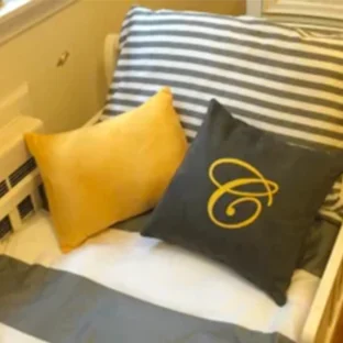 Stripe Gray-White-Yellow