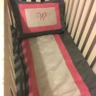 Suede Crib Hotel Style With Emb