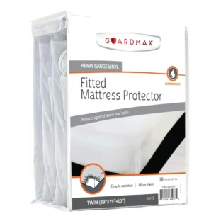 Guardmax Heavy Gauge Vinyl Fitted Mattress Protector