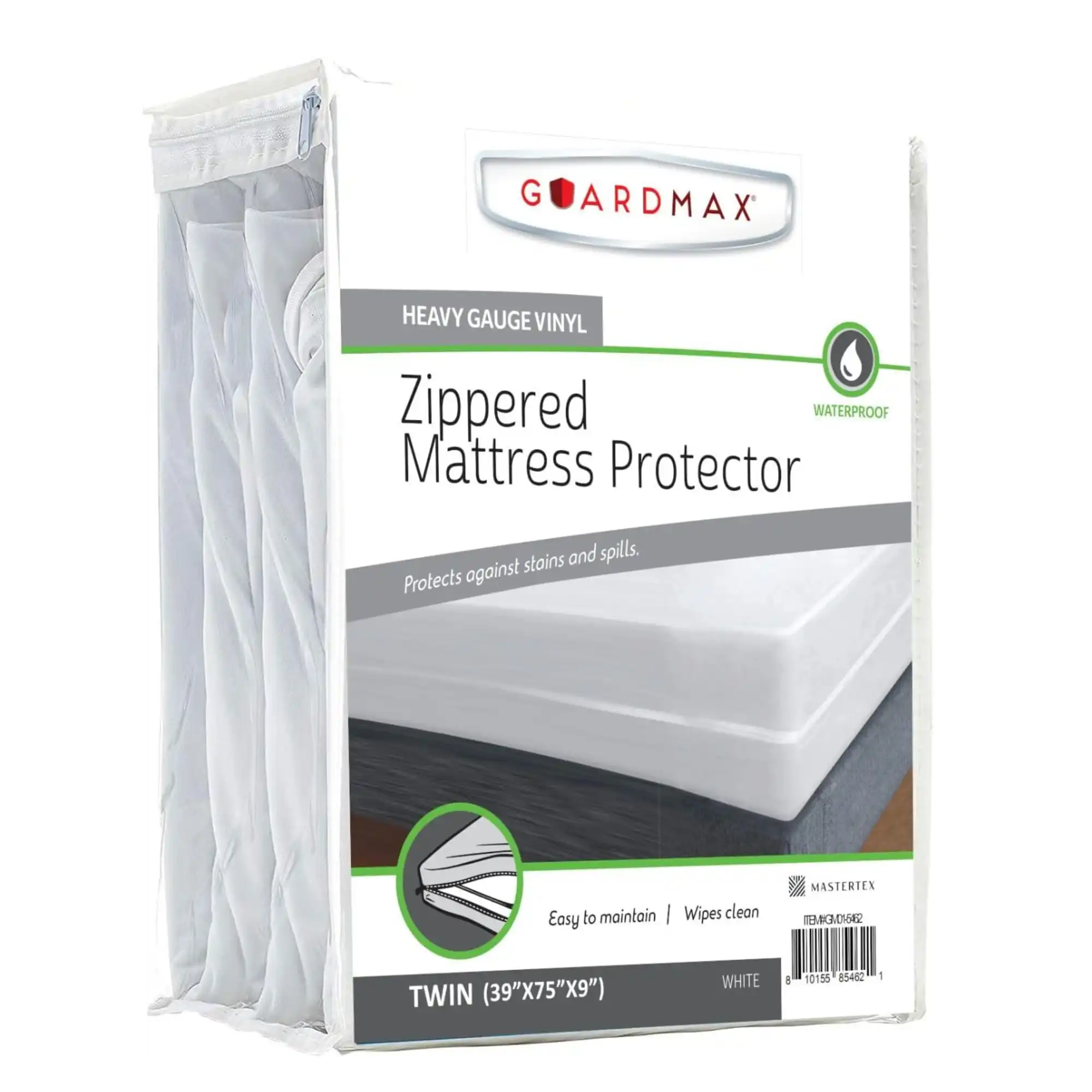 Guardmax Heavy Gauge Vinyl Zippered Mattress Protector