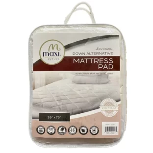 Maxi Luxurious Cotton Quilted Fitted Mattress Pad