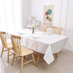 Ripple Silver Tablecloth 1348