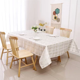 Wave Gold Tablecloth 1356