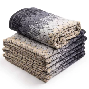 Flame Stitch Gray