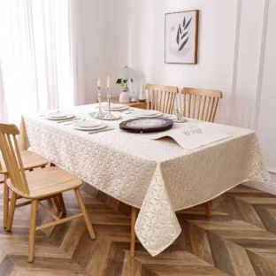 Exquisite Gold Tablecloth 1361