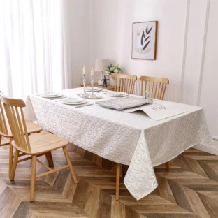 Exquisite Silver Tablecloth 1360