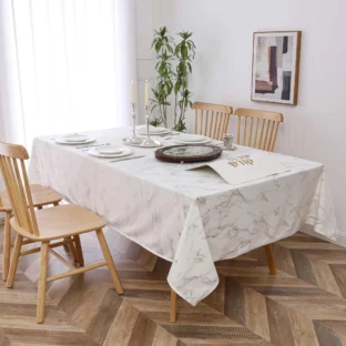 Velvet Stormy Gold Tablecloth 1413