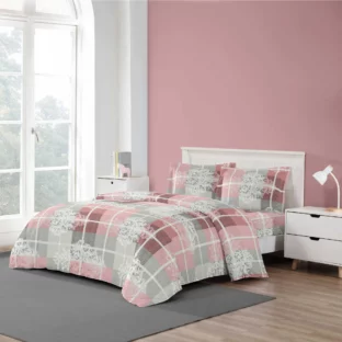 Casual Plaid Pink