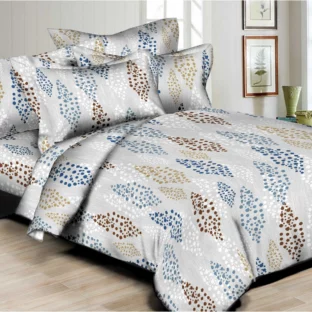 Dotted Pinecones Blue