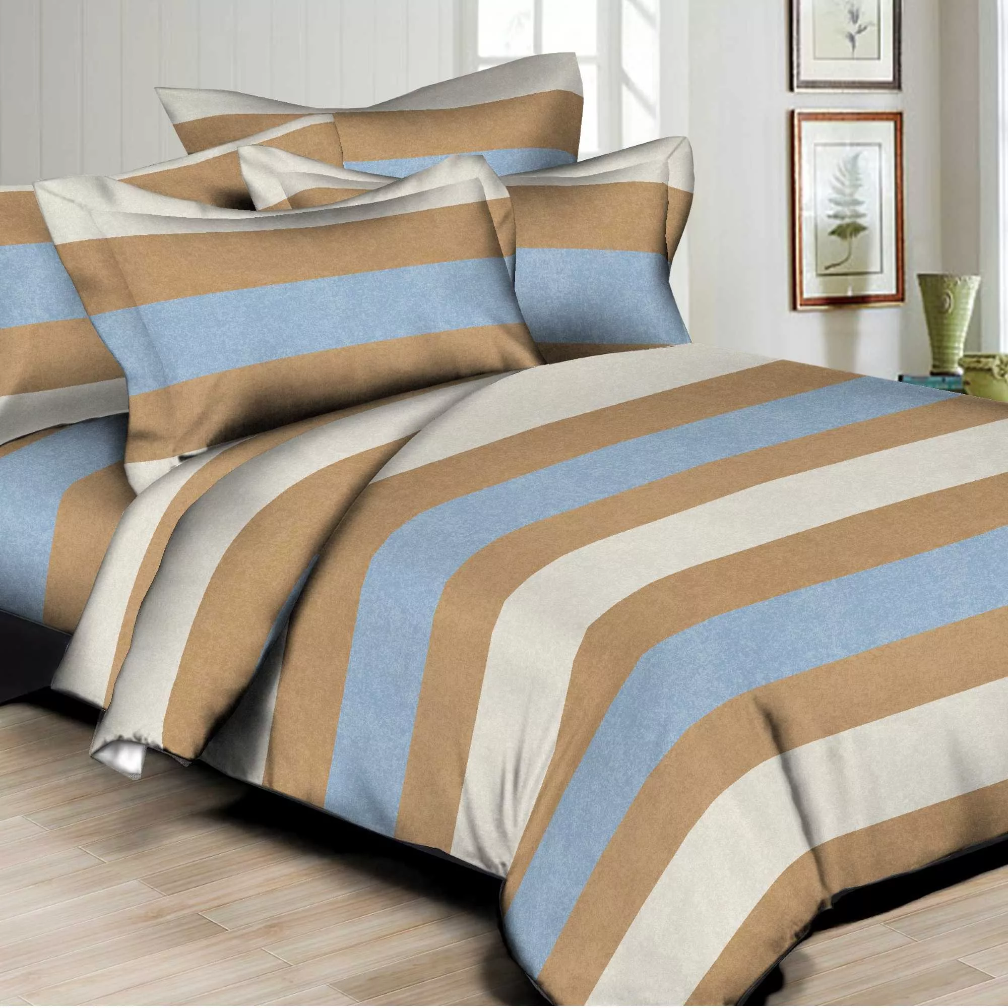 Golden Stripes Blue