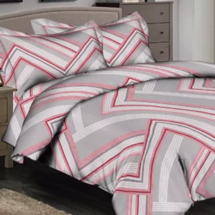 Meshed Zig Zag Pink