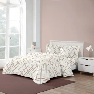 Criss Cross Strokes Mauve