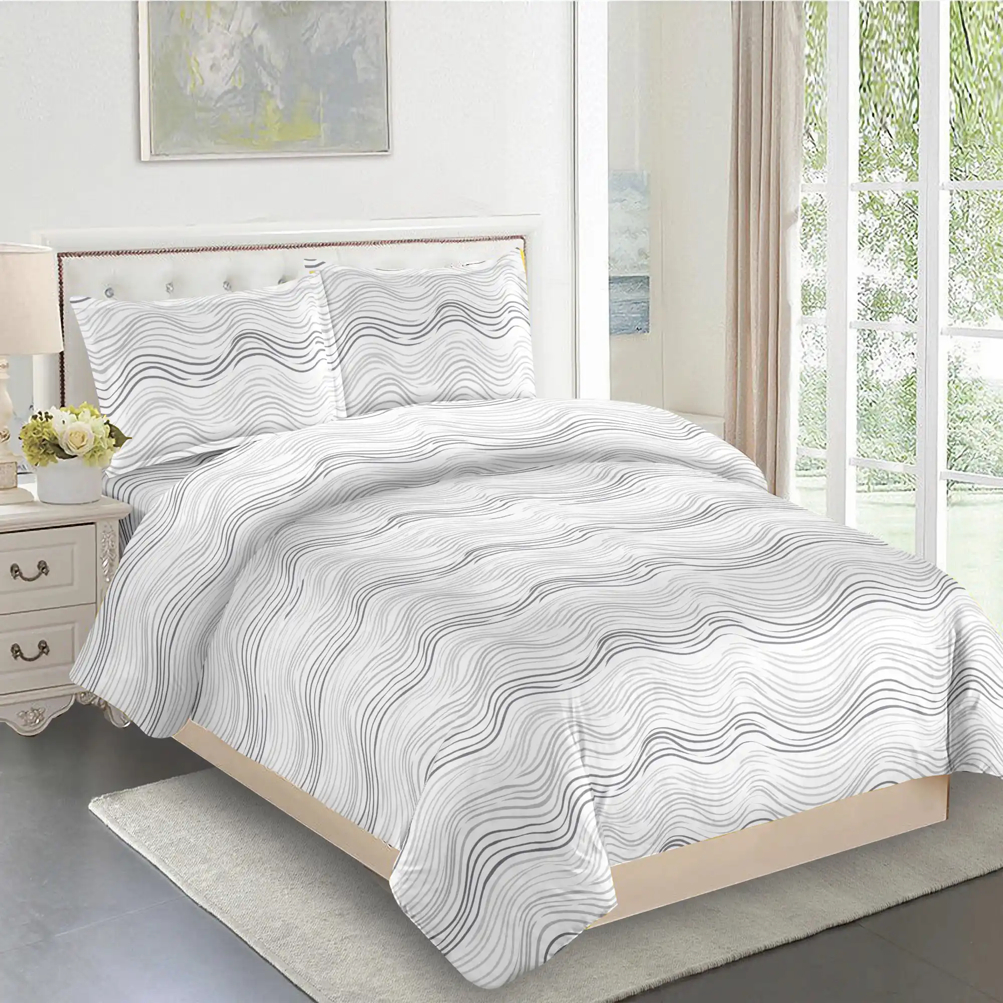 Ocean Waves Grey