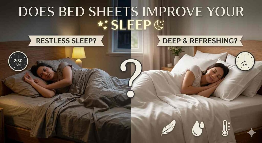 Does bedsheet improve sleep quality