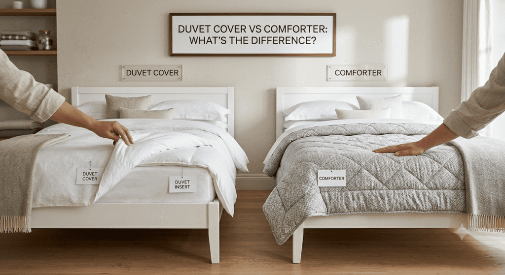 Duvet Cover vs Comforter: What's the Difference?