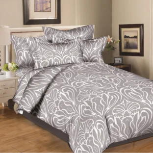 Swirly Damask Gray